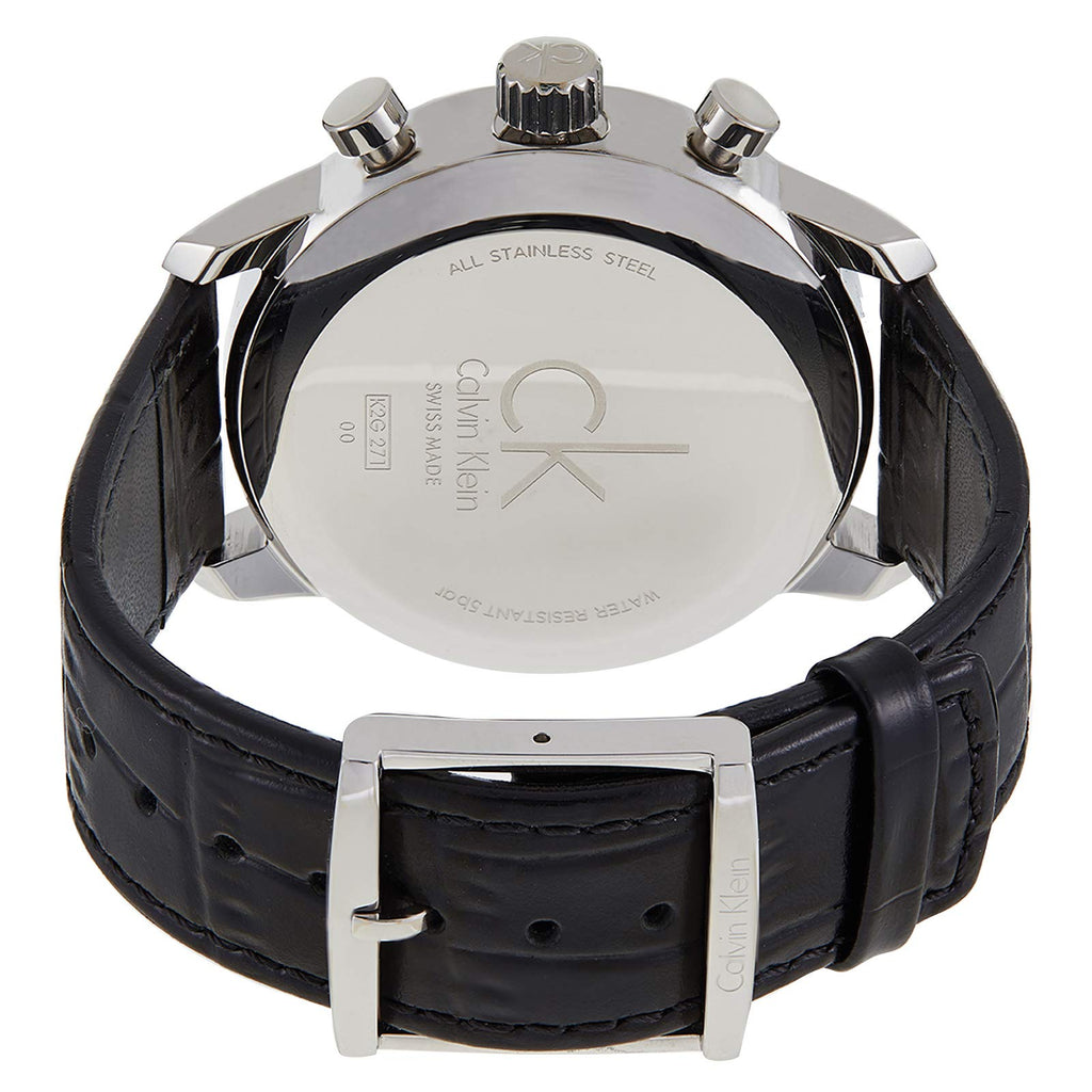 Calvin Klein City Chronographe Cadran Noir pour Homme - K2G271CX