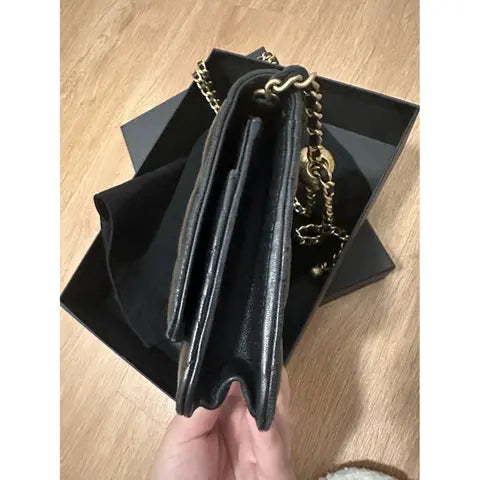 Ch@nel Sac bandoulière Wallet on Noir
