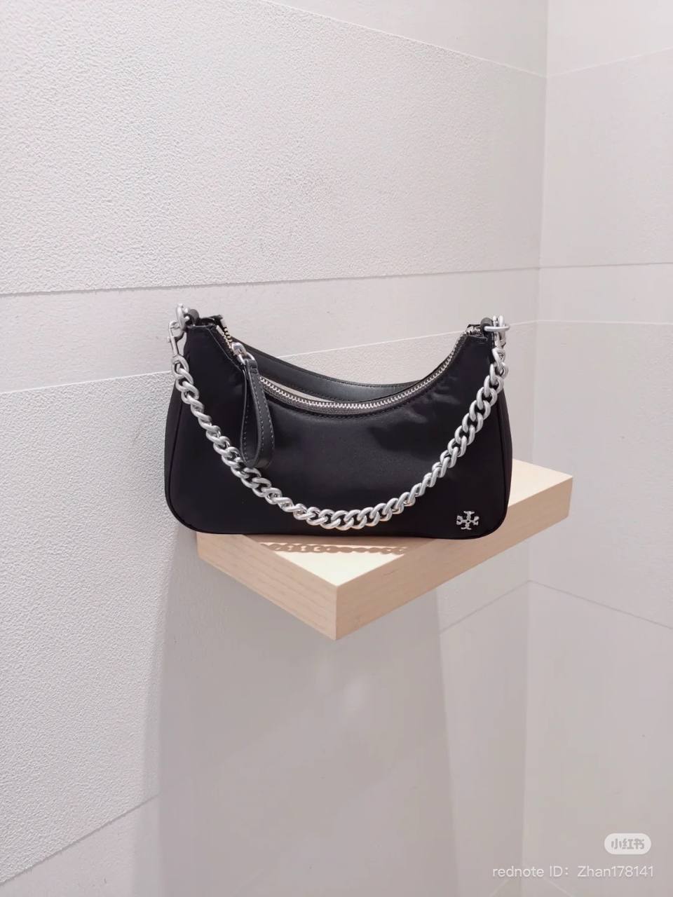 Torÿ Burch Mercer Shoulder Bag Black Shw