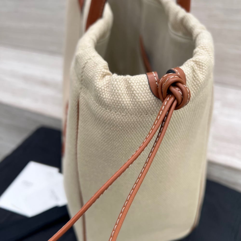 Cêlinë 2024Canvas Tote Bag for Women, Color Matching Commuter Shoulder Bag