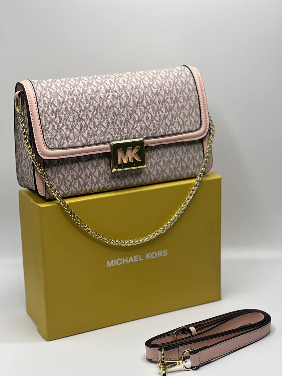 MK Sac à épaule Sonia convertible de taille moyenne à logo