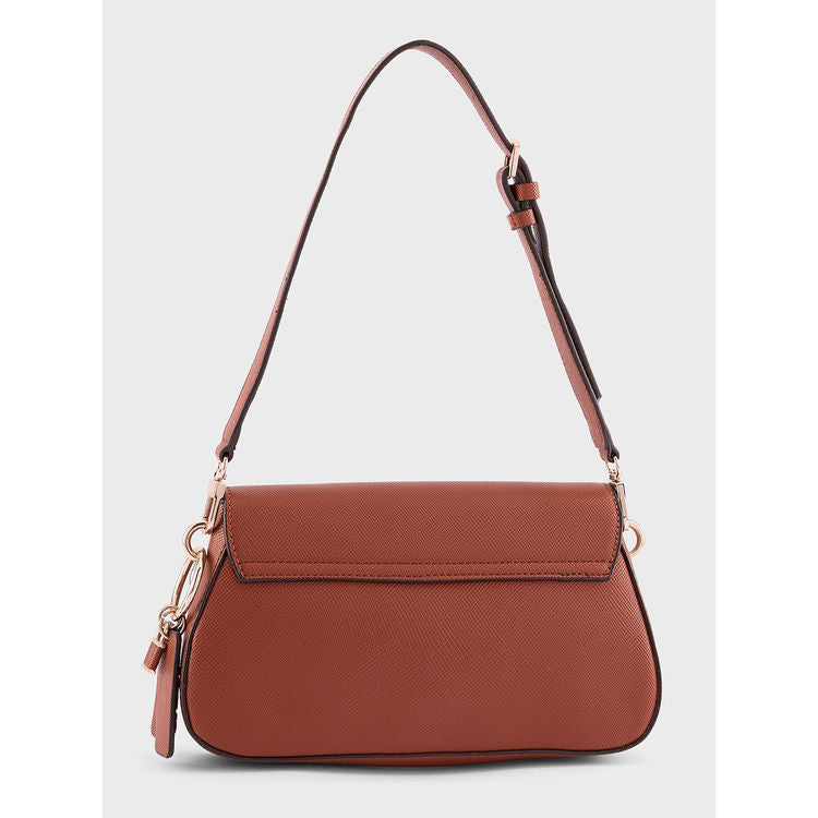 Gûess Cordelia Flap Shoulder Bag - Brown