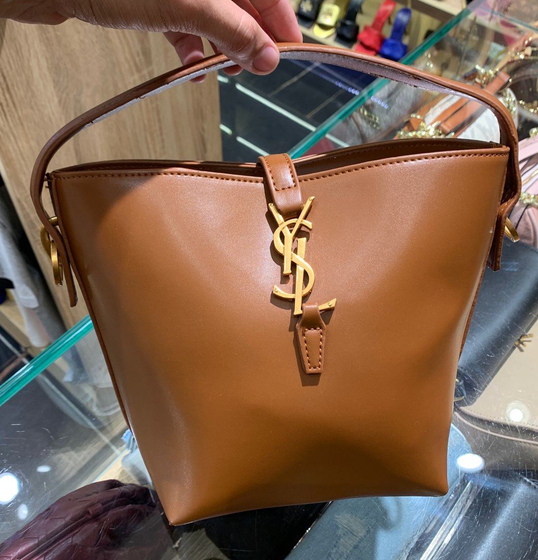 YSL LE 37 mini brillant Marron