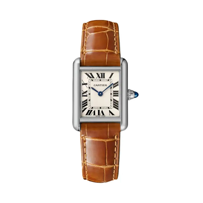 Cartier Tank Must – Silver ceinture Brun