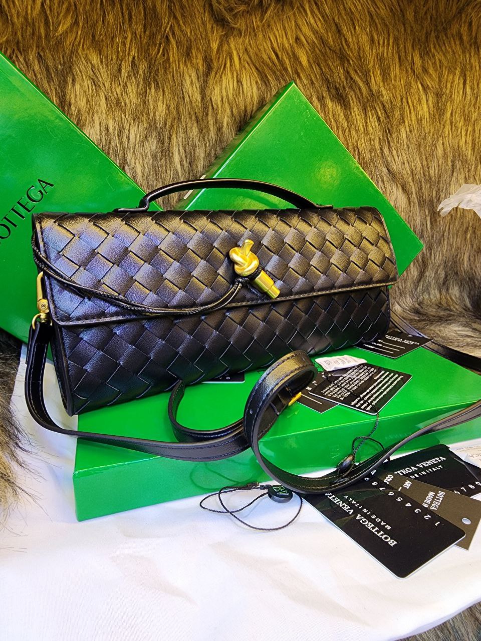 POCHETTE ÉLÉGANTE EMILIA, Noir