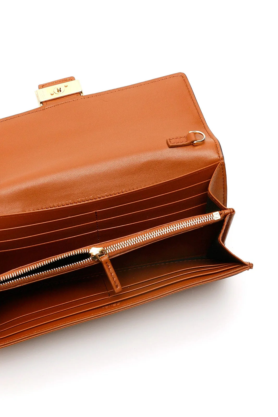 Fêndï Baguette Chain Strap Wallet