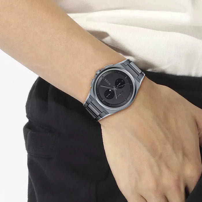 Hugô Bôss Steer Chronographe Gris
