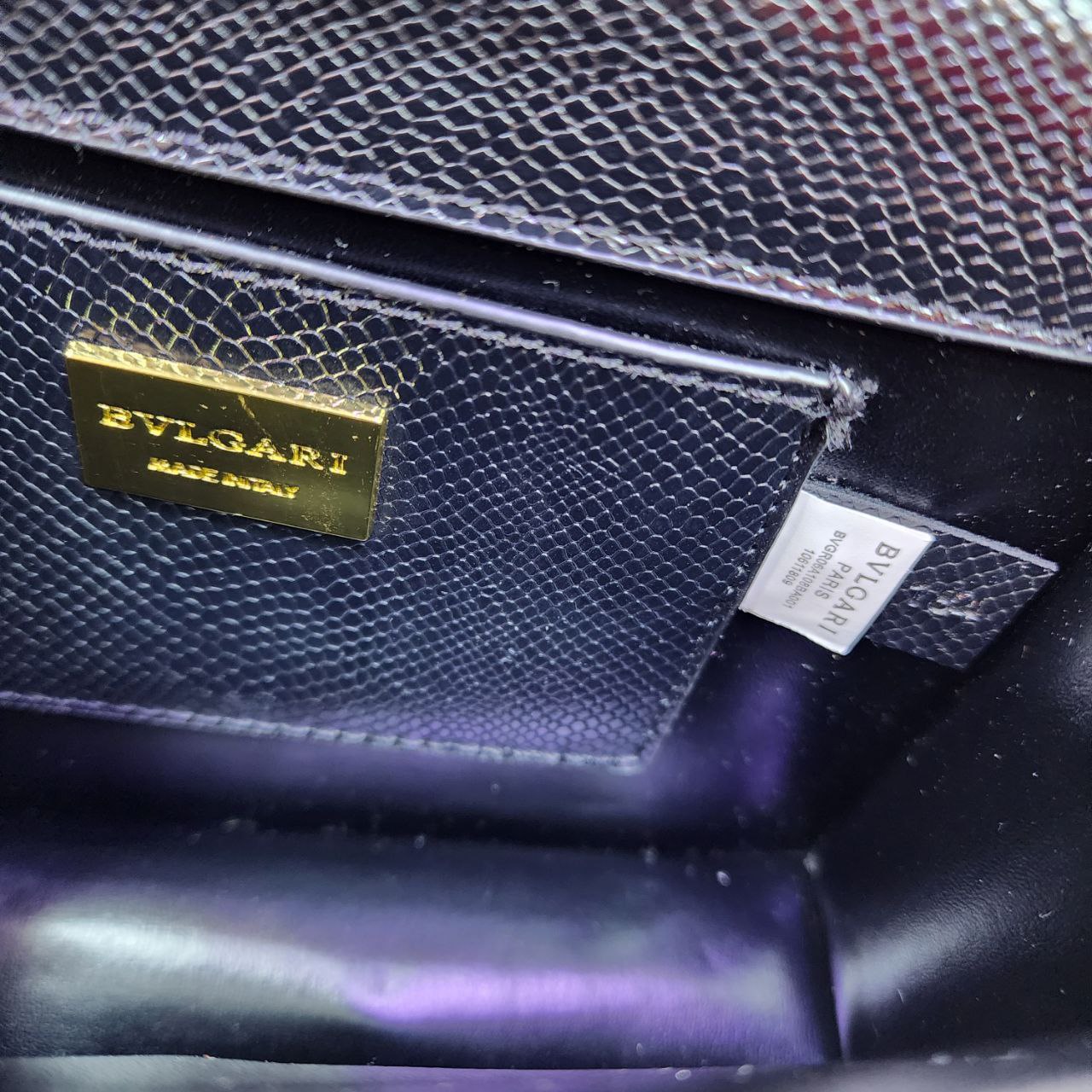 Bvlg@ri Sac bandoulière Serpenti