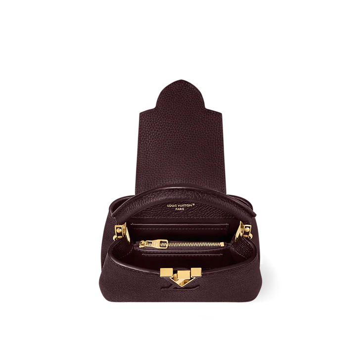 LV Sac Capucines Mini en cuir