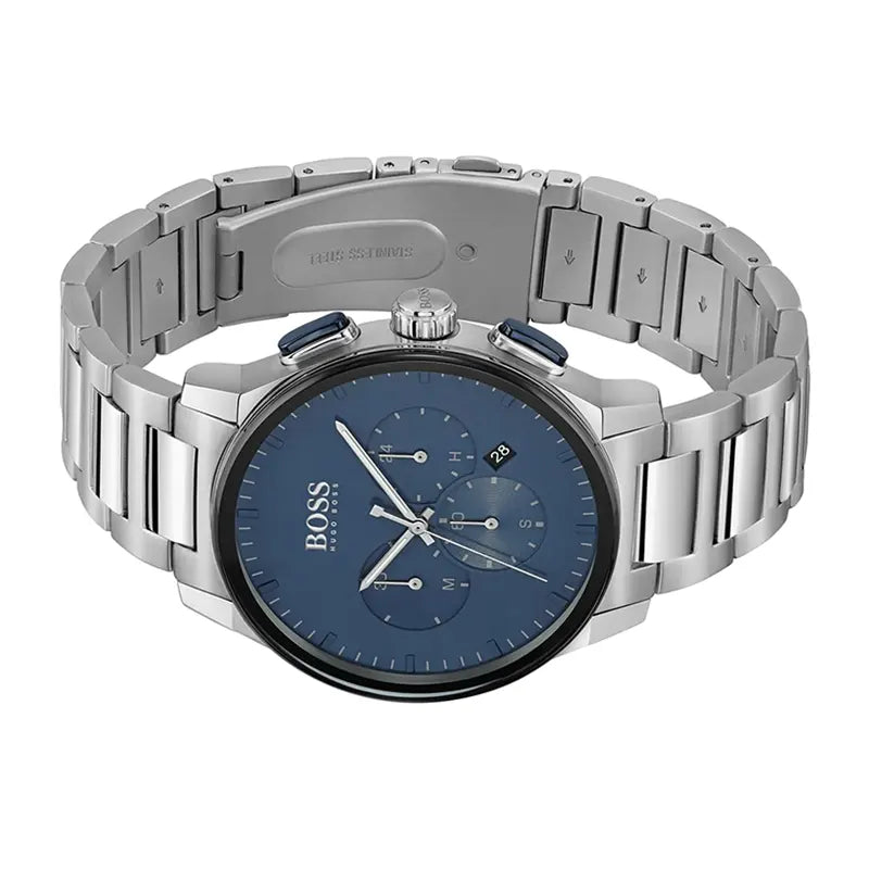 Hugô Bôss Peak Blue Dial Quartz Men's Watch- 1513763