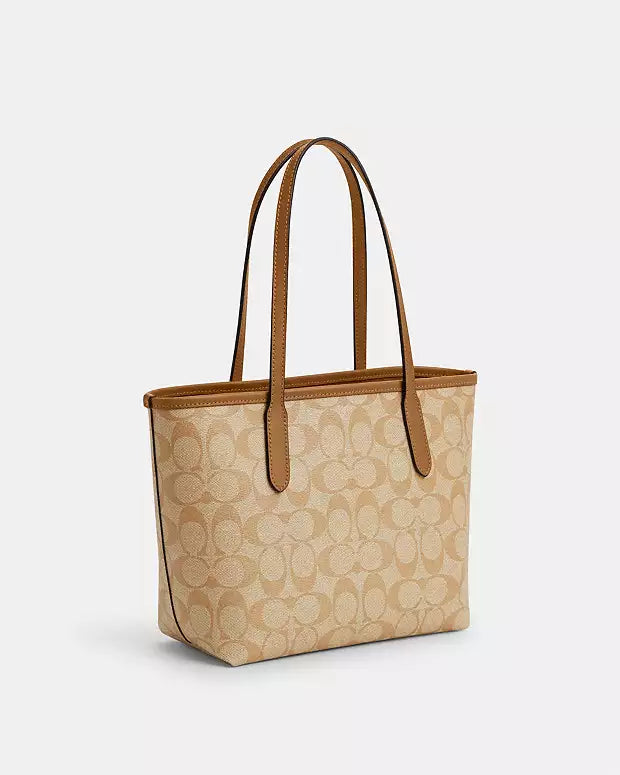 Co@ch Petit sac fourre-tout de ville en toile signature
