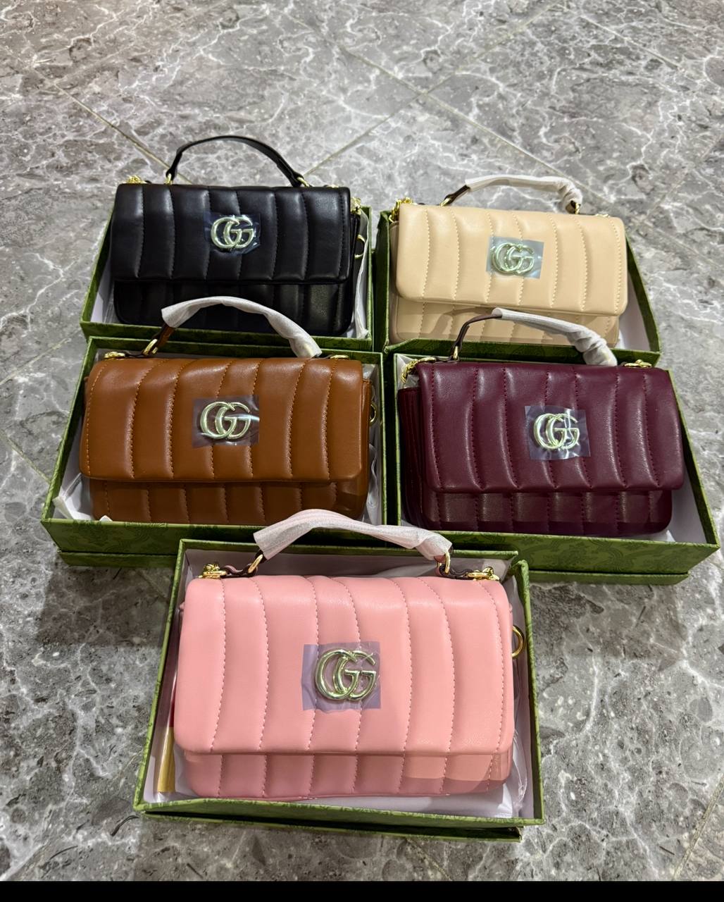 Gucci Petit sac à main GG Milano - Bordeaux