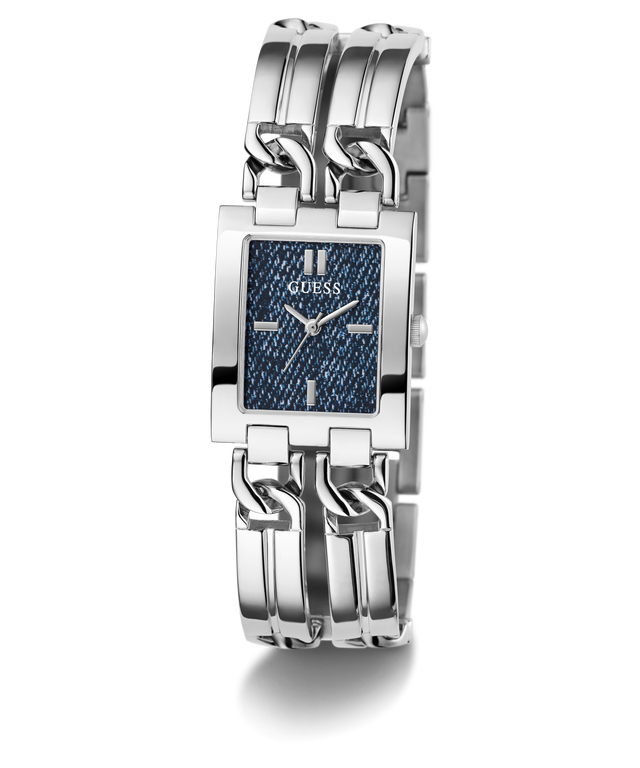 GUESS Ladies Silver Tone Analog Watch