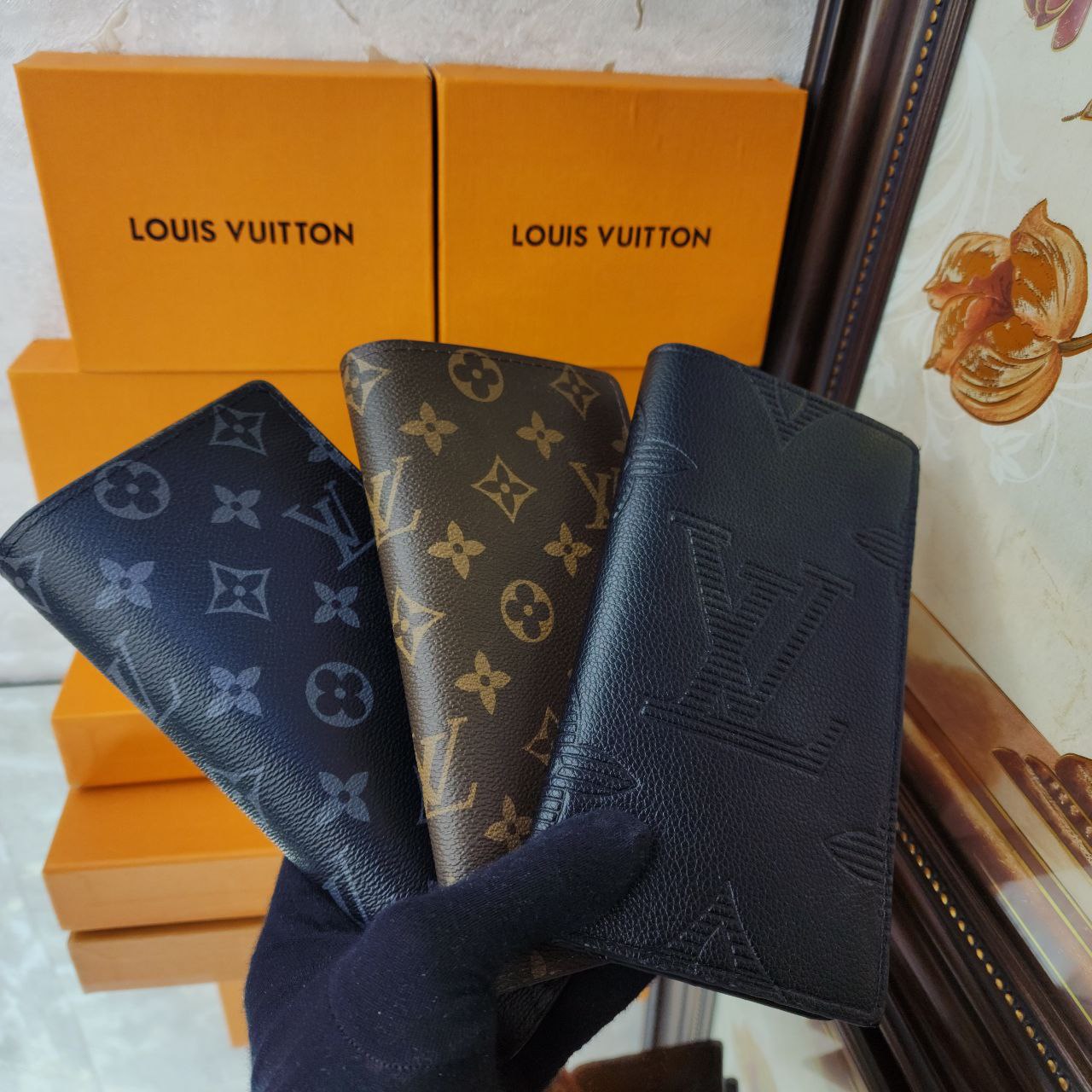 LV Portefeuille BRAZZA 2023 Nouveau Porte Monnaie LV Porte Feuille