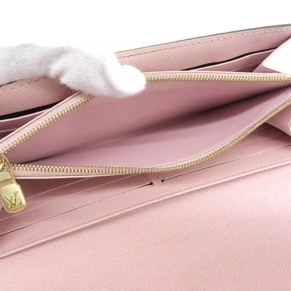 LV Portefeuille long portefeuille rose monogramme Sarah Rose Ballerin