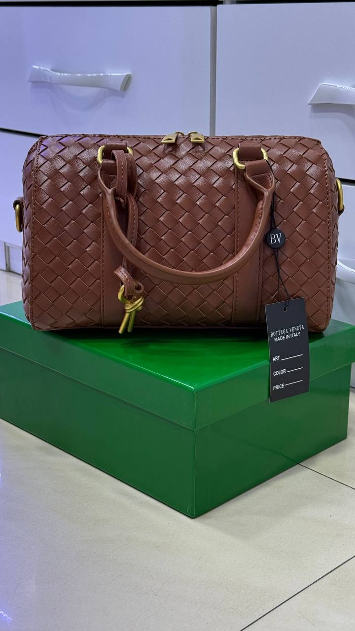 Sac à main vintage véritable tressé en forme d’oreiller pour femmes