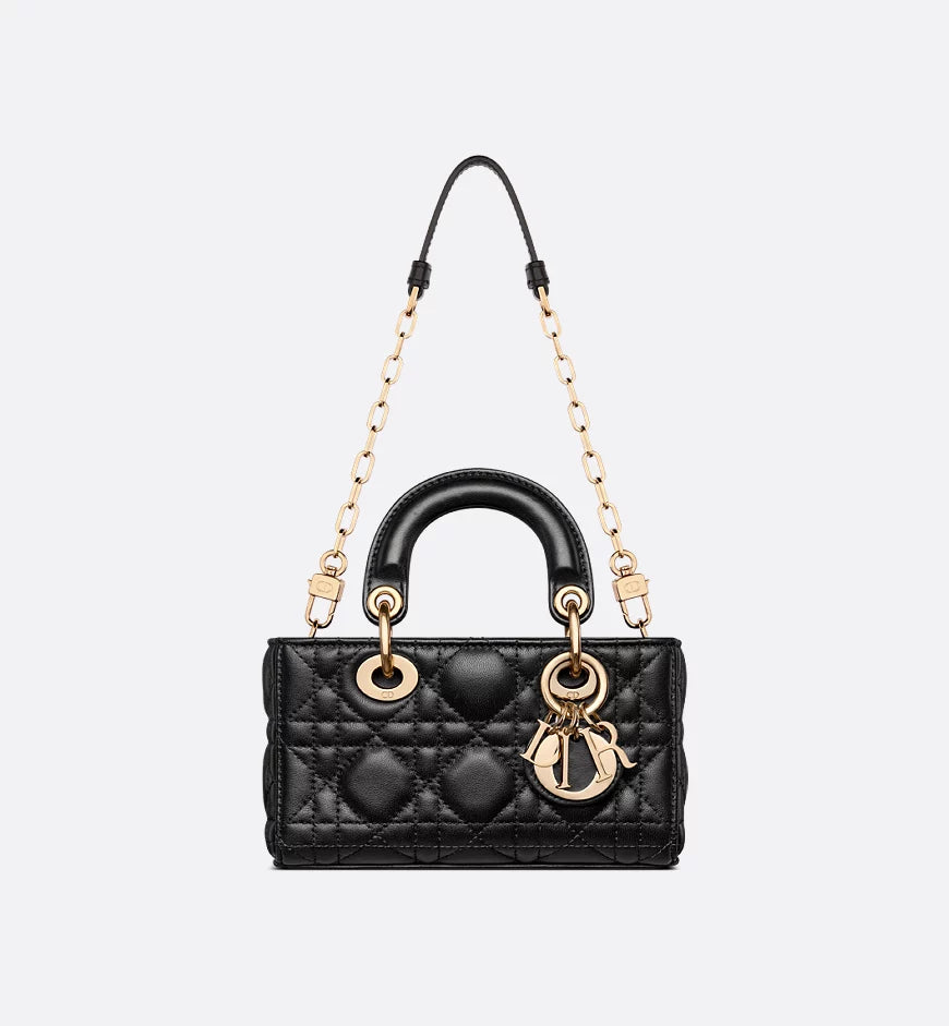 Ladÿ D-Joy Micro Bag
Black Cannage Lambskin