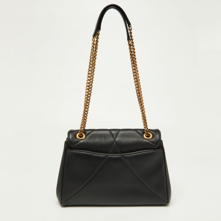 DG Black Quilted Nappa