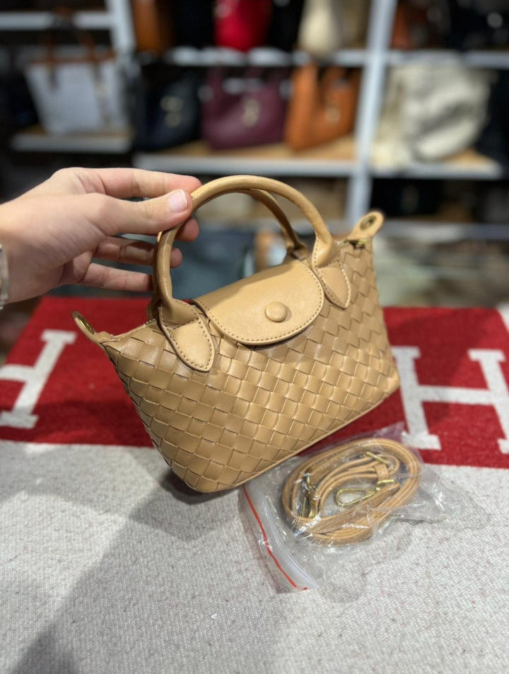 Bôttegã Vênetâ Sac à main à rabat texturé chic et haut de gamme pour femme