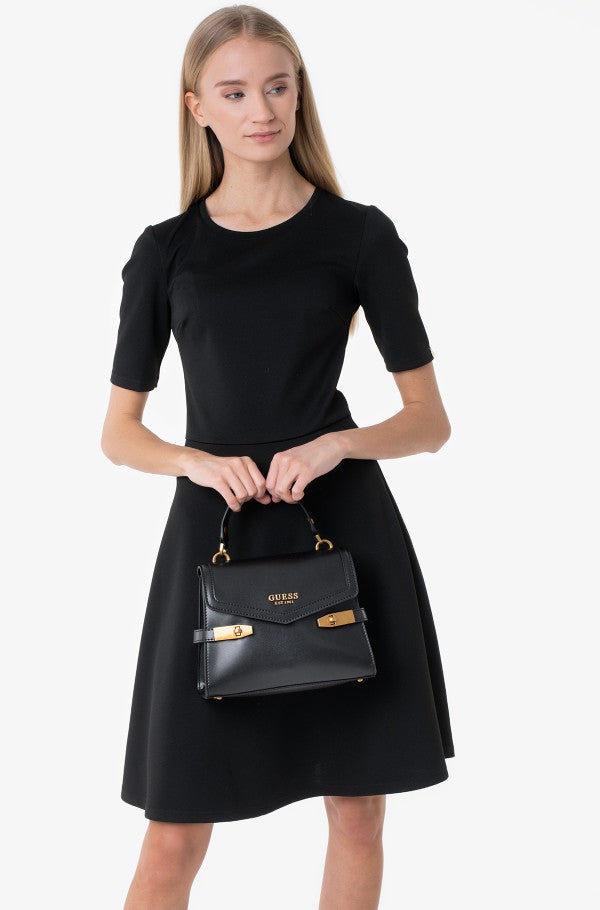 Gûess Sac à main Zadie à rabat et poignée supérieure HWVB84 15200 Noir
