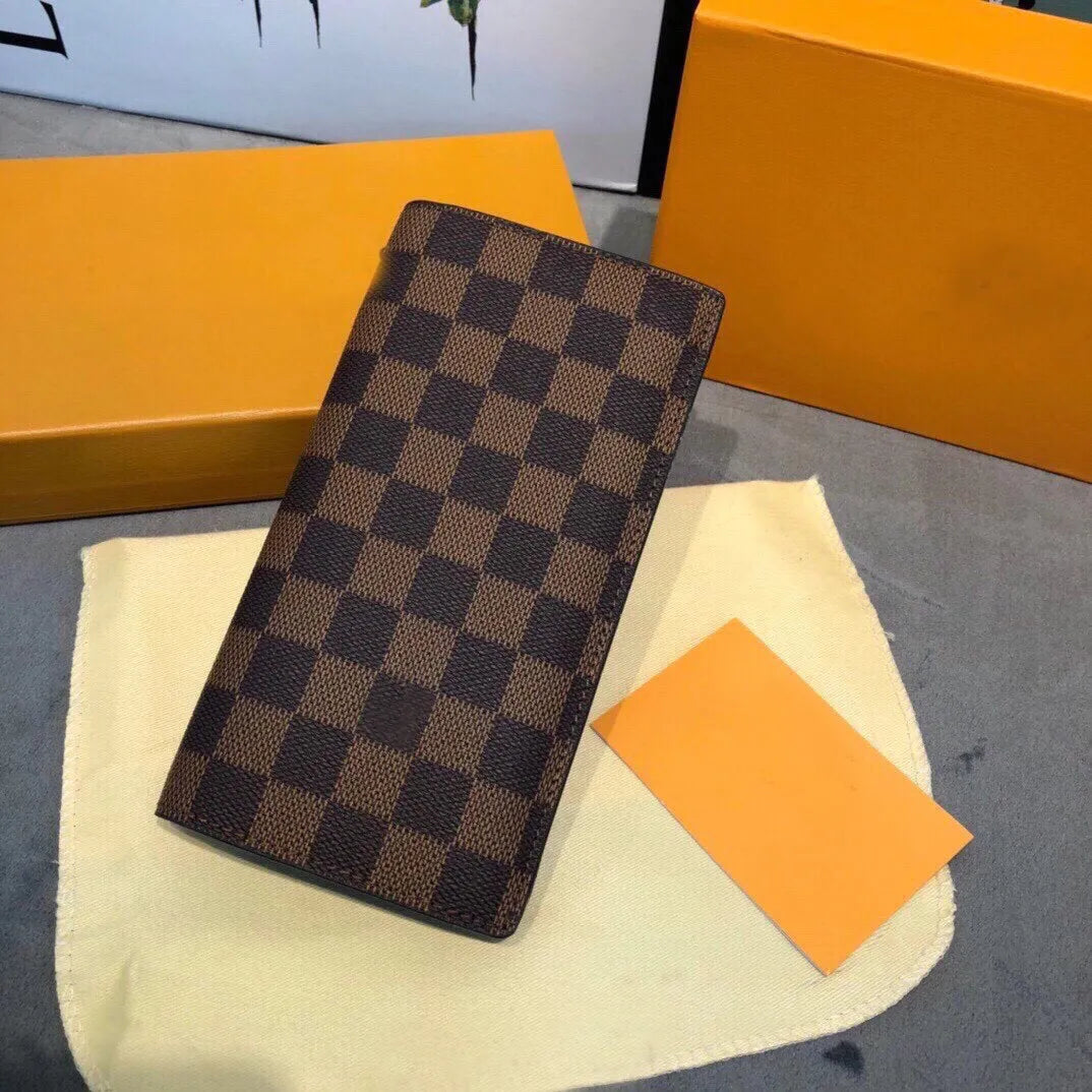 LV Portefeuille Brazza Louis Vuitton Toile Damier