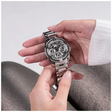 Guess Montre femme en acier inoxydable