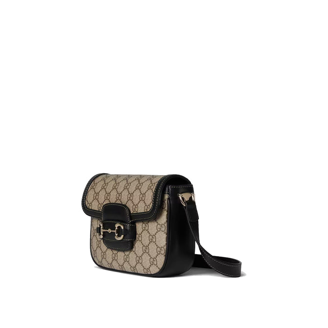 GG Sac bandoulière souple GG Horsebit 1955, petit modèle