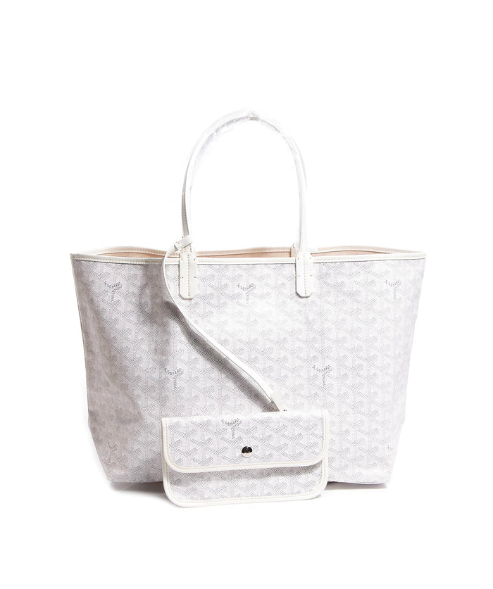 Gôyard White Saint Louis PM Tote RJC1232