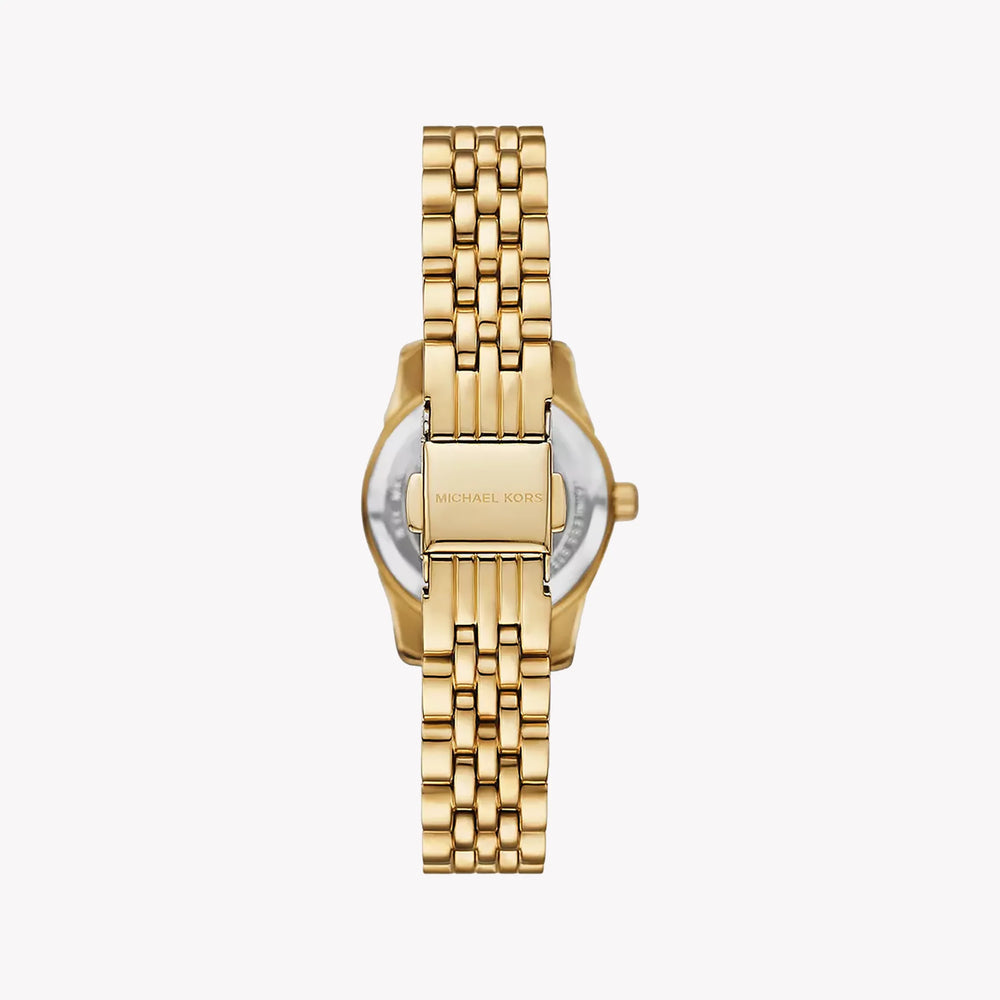 Michael Kors
Petite montre Lexington dorée à pierres pavées