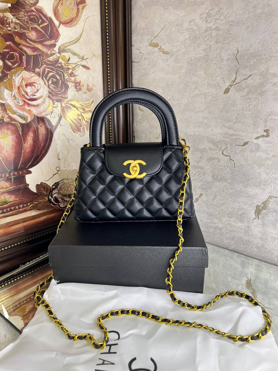 CH@NEL Mini Kelly Noir
