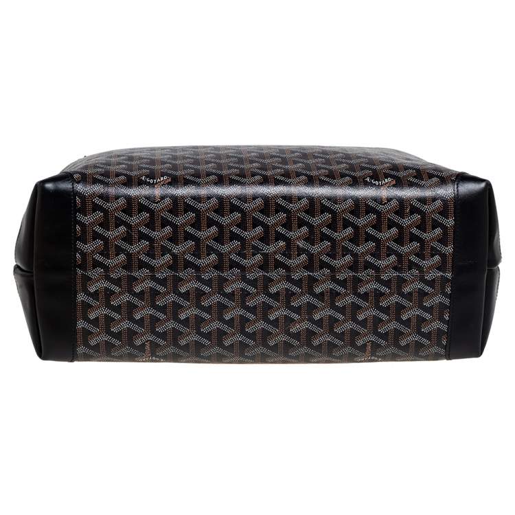 Goyard Goyard Cabas Bellechasse PM en toile enduite Goyardine noire