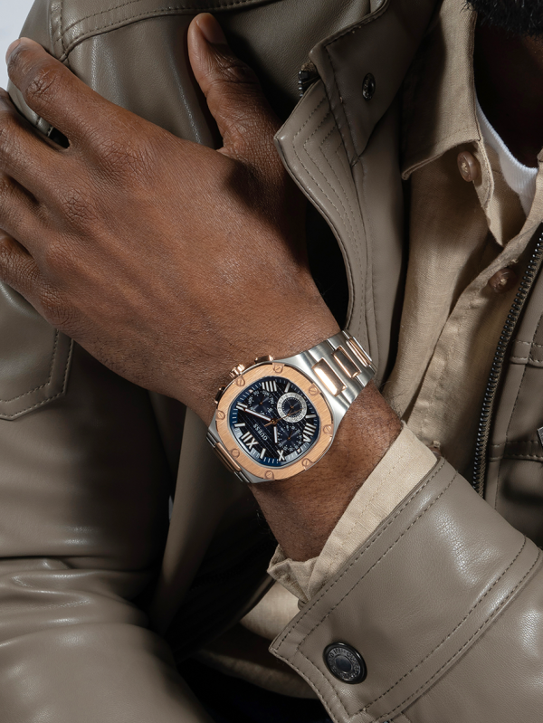 GÛESS Mens Gunmetal Multi-function Watch