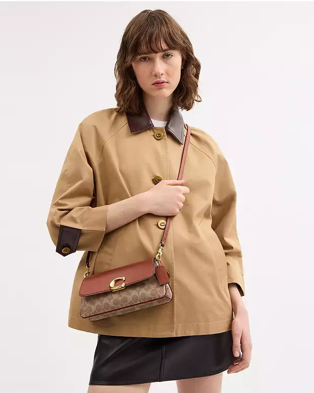 Sac Coach bandoulière Jet en toile Signature
