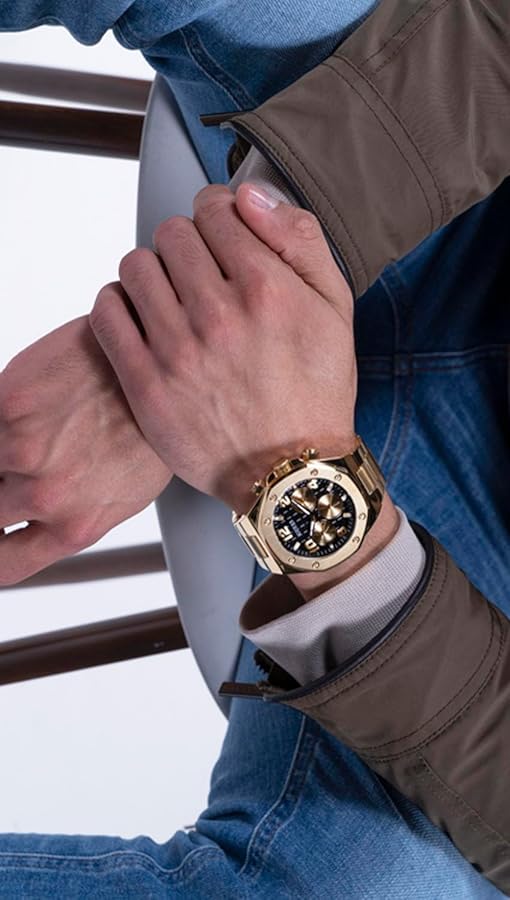 Montre Guess Empire à quartz pour homme - GW0489G2