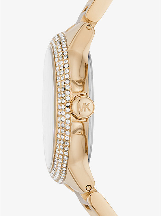 MICHAEL KORS
Mini montre Camille dorée avec pierres pavées
