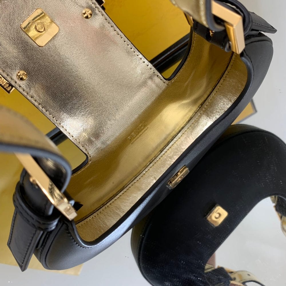 FÊNDÏ Mini Sac À Bandoulière En Noir