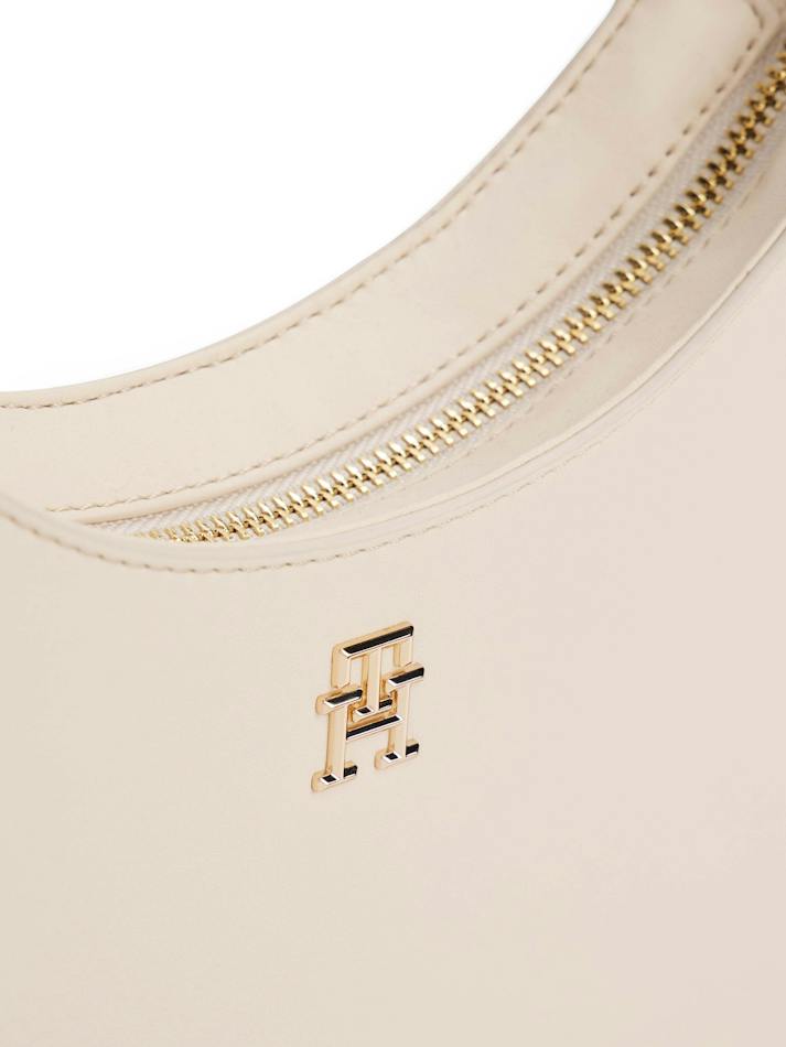 Tommy Hilfiger Sac porté épaule avec plaque monogramme TH