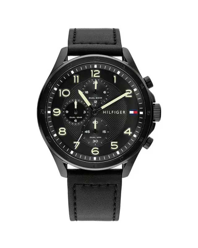 [TMY Hilfiger] Montre Homme Axel 1792004 noire