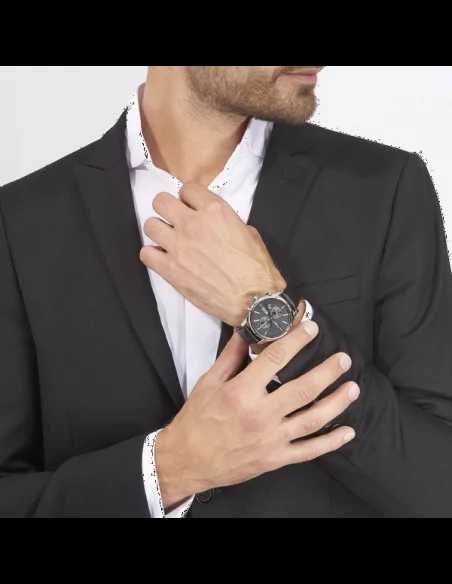 Montre Homme Hugô Bôss Jet 1513279 Bracelet cuir noir