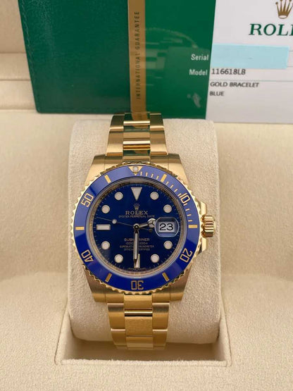 RLX submariner Yellow and Gold