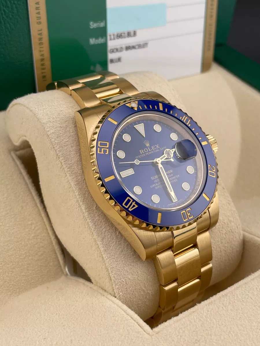 RLX submariner Yellow and Gold