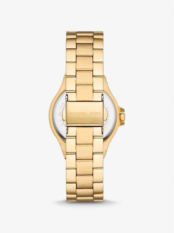 MK Petite montre Lennox dorée