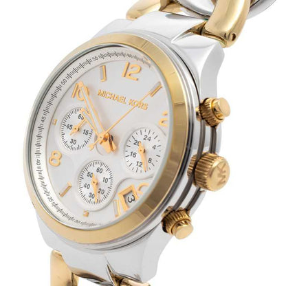 MK Runway Twisted Chain Chronograph