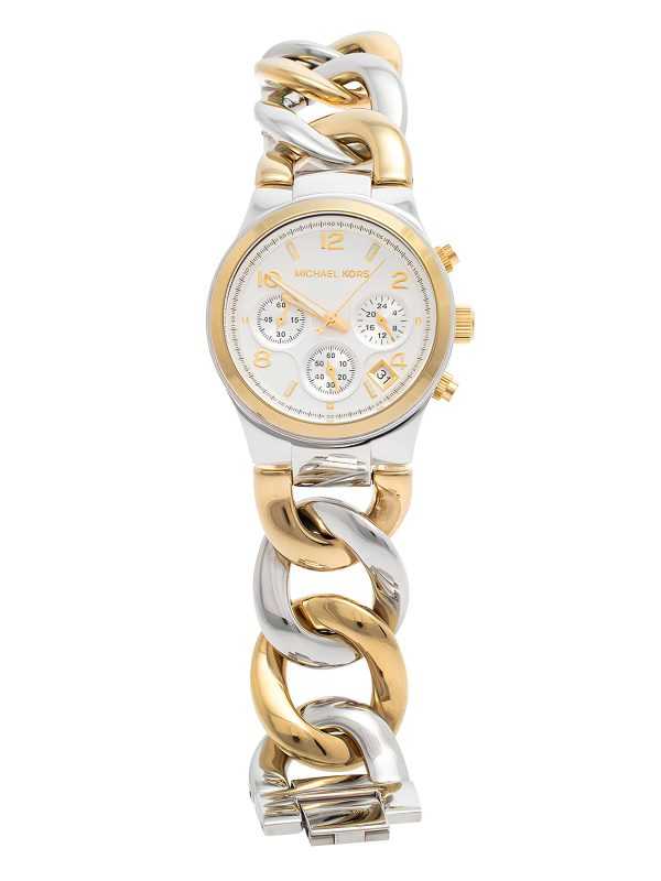 MK Runway Twisted Chain Chronograph