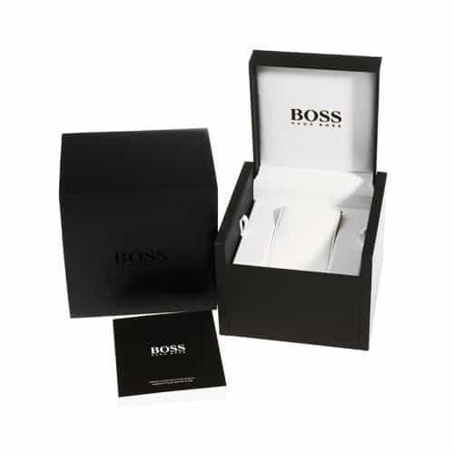 Hugo Bos# Santiago pour homme en cuir tabac