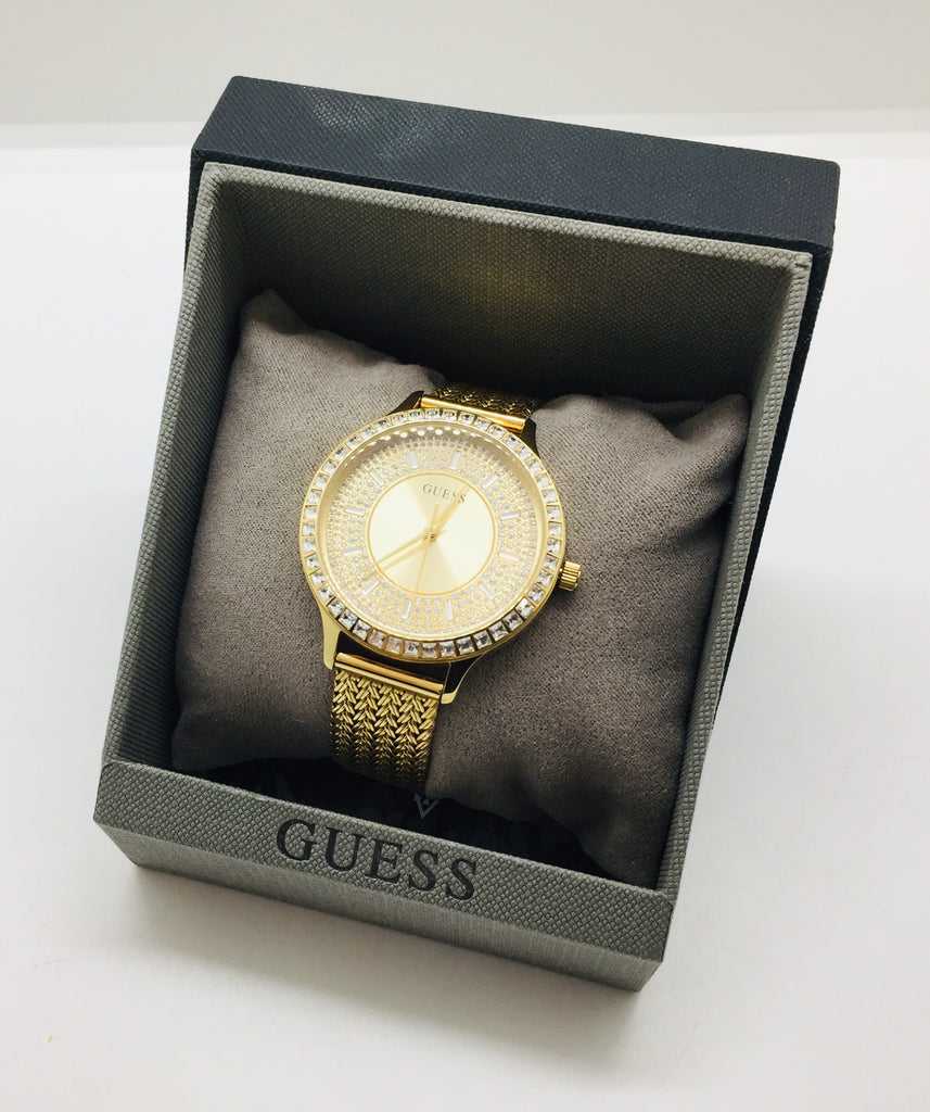 Guess Soiree Montre Femme Acier Doré Milanais