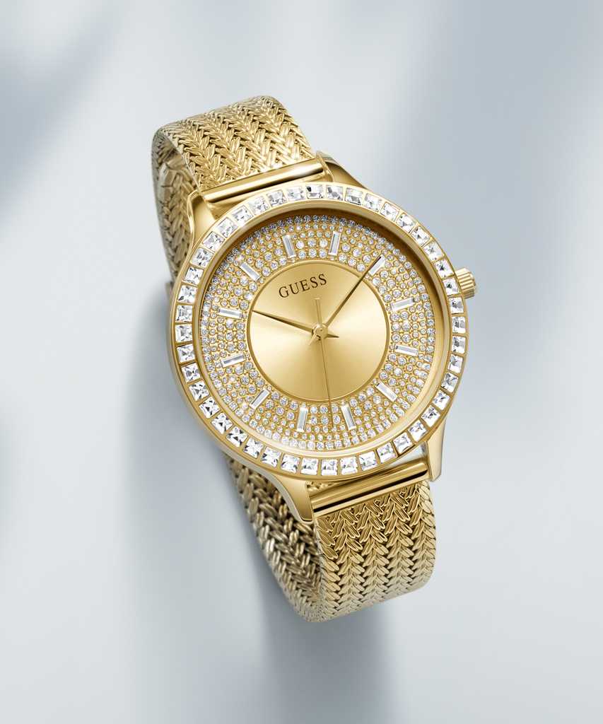 Guess Soiree Montre Femme Acier Doré Milanais