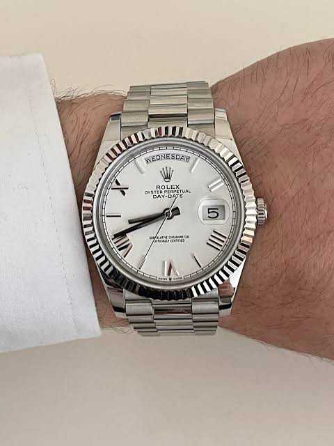 RLX Day-date White Dial President