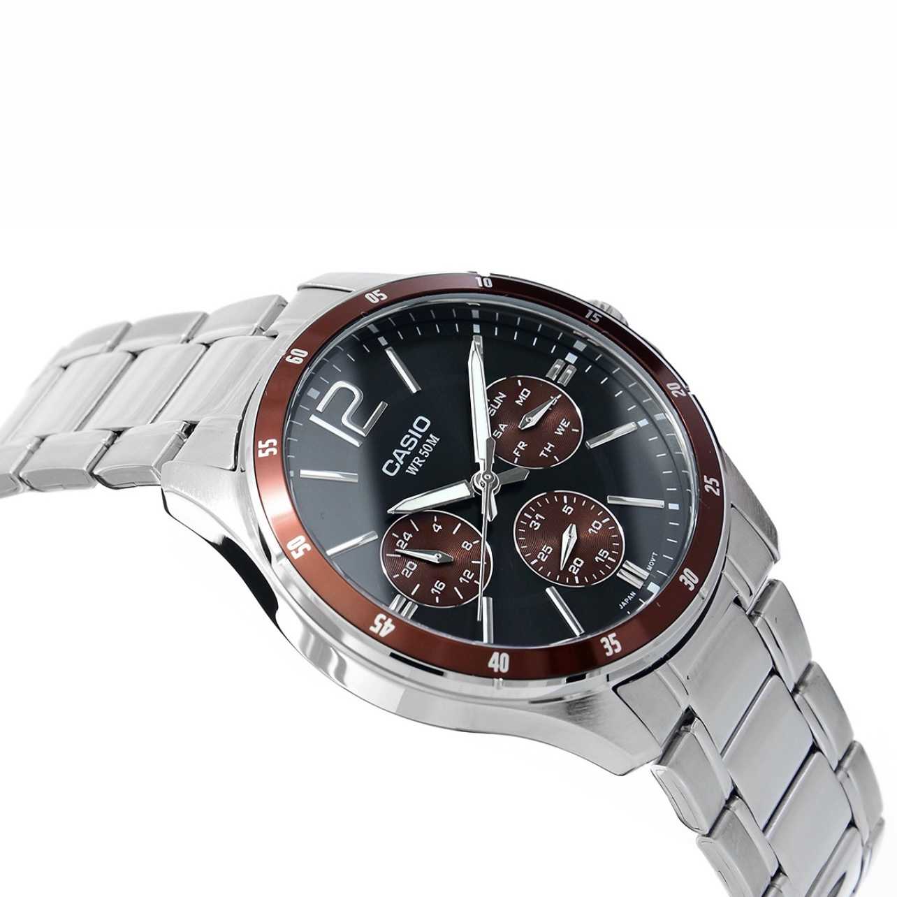 Montre C@SIO Homme - Bracelet Gris En Acier Inoxydable