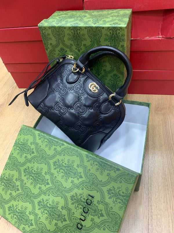 GG NOIR Sac à bandoulière matelassé